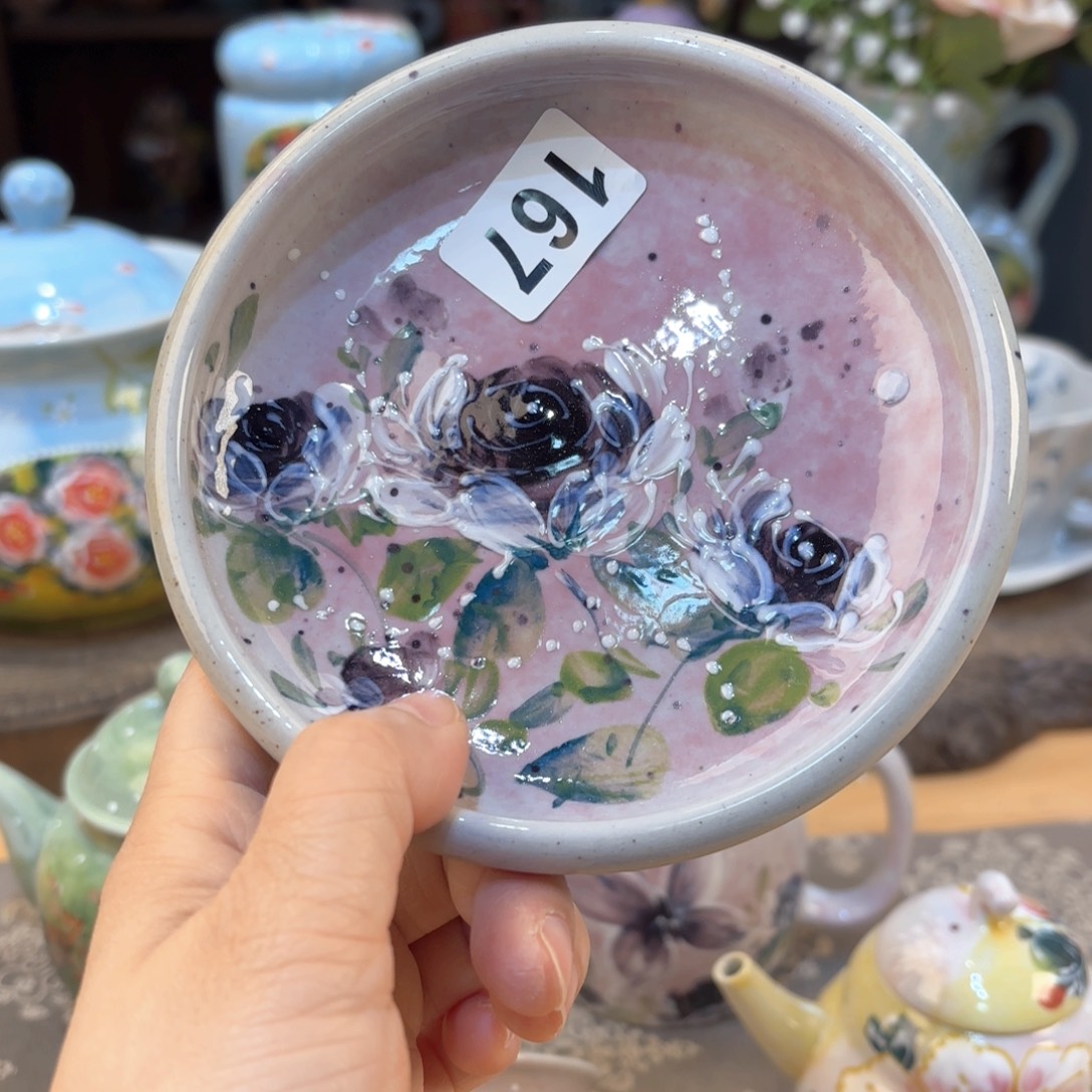 景德镇手绘高温釉下彩陶瓷茶具