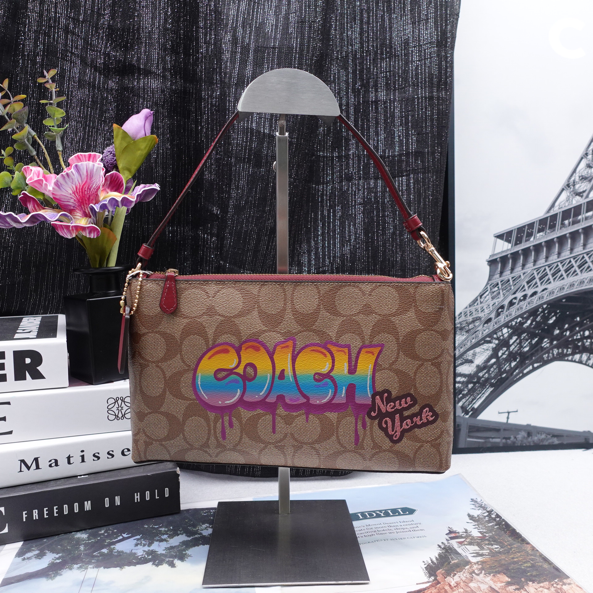 95新 COACH/蔻驰 单肩包/T10245927