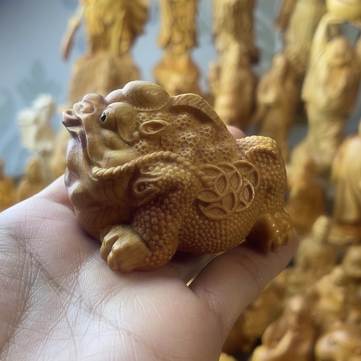 柏木（崖柏）崖柏三足金蟾