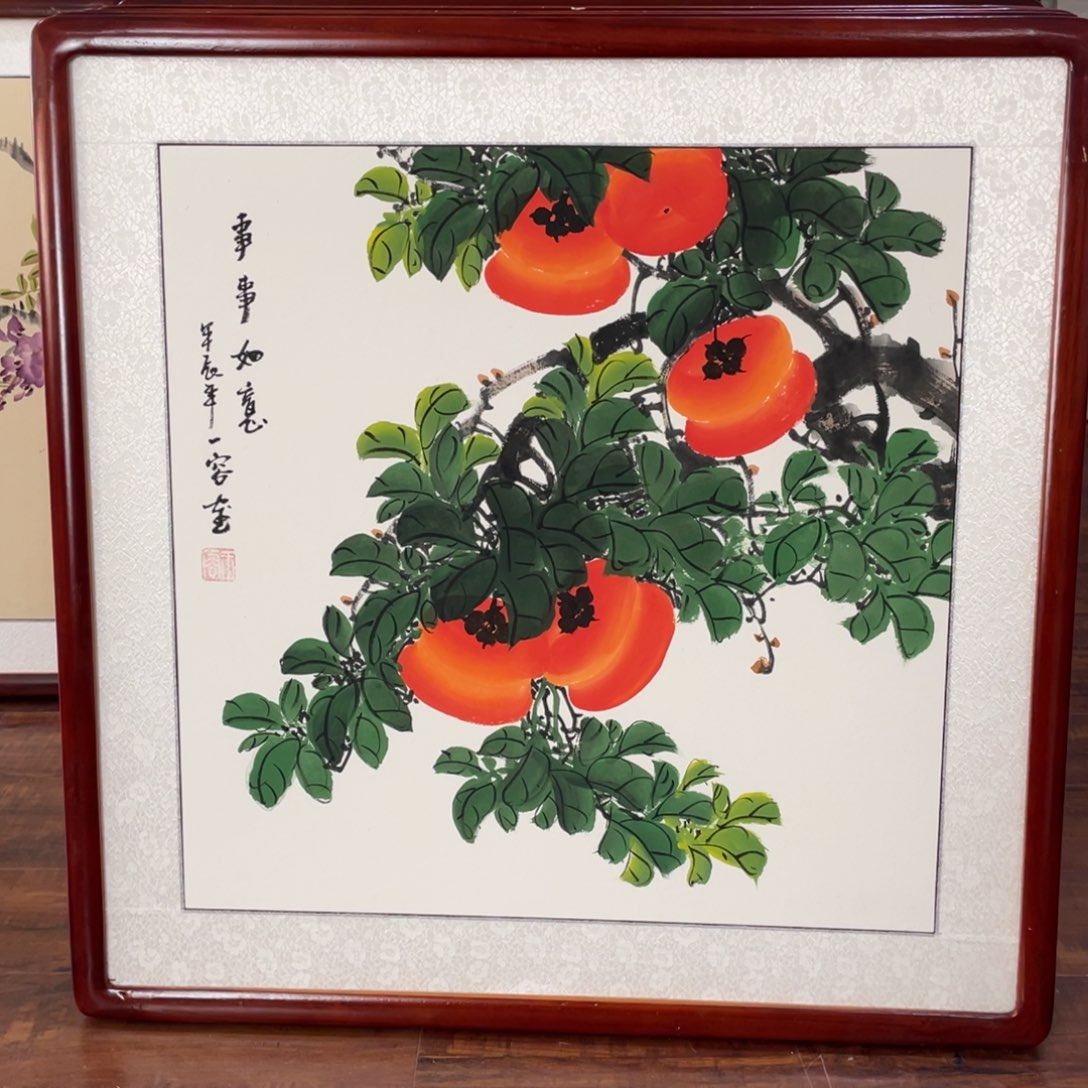 国画带框尺寸63*63厘米