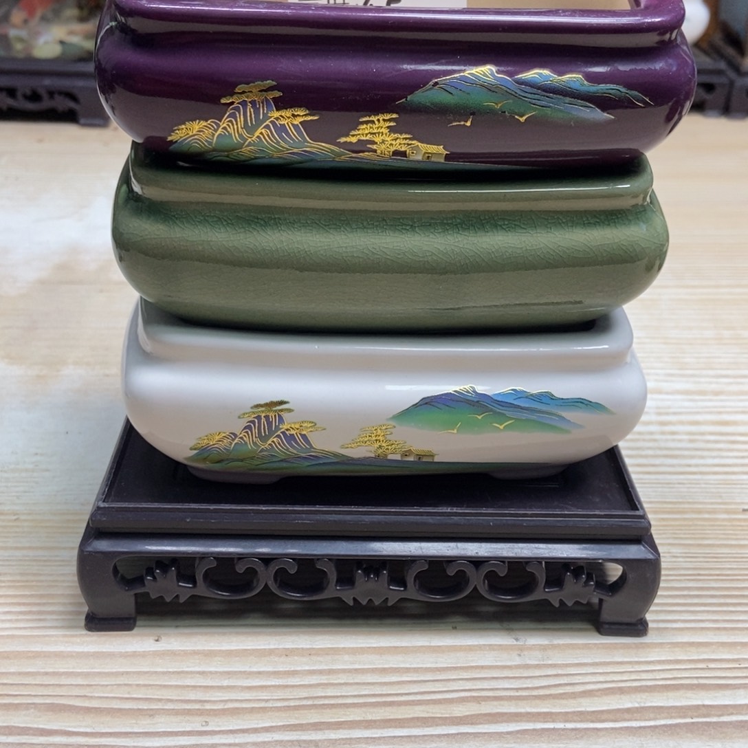 瓷片陶瓷花盆陶瓷艺术