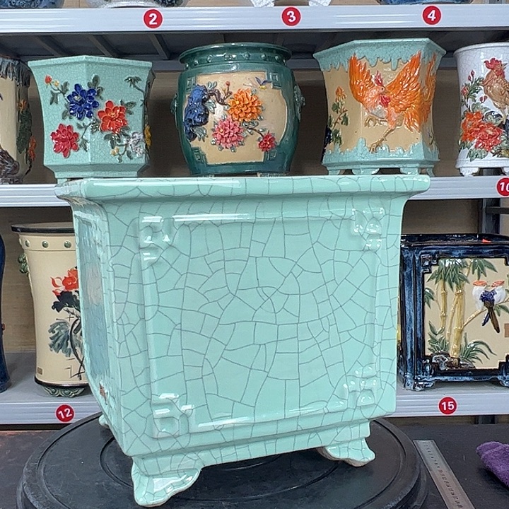 正宗岭南石湾盆花盆