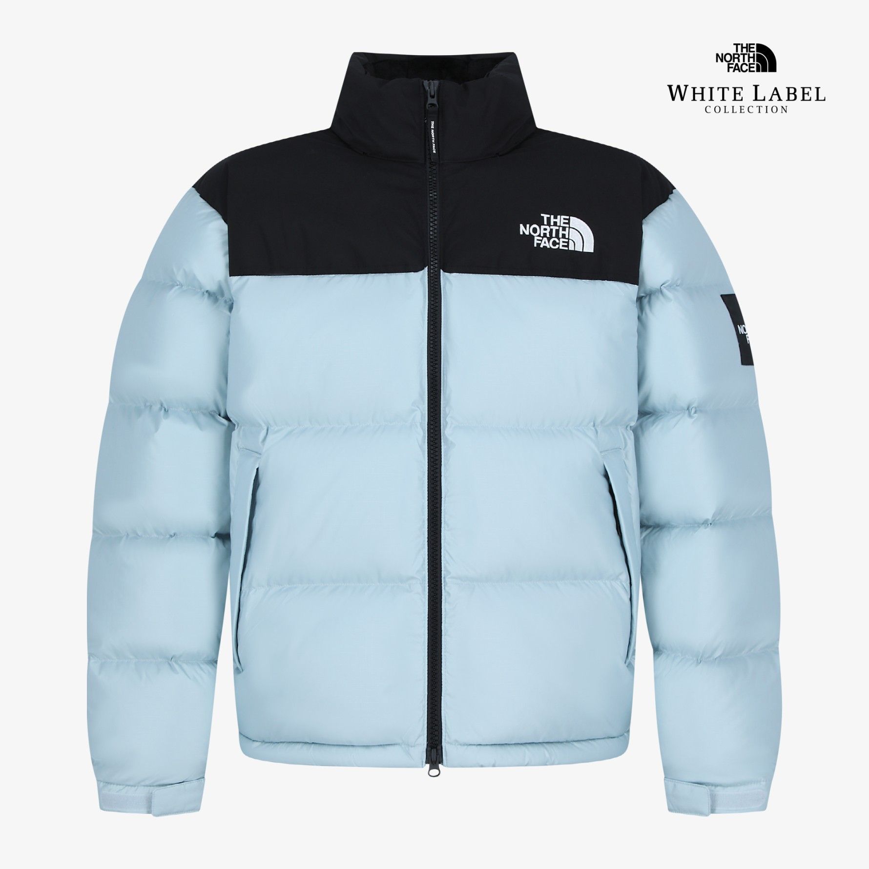 【双12】以太蓝户外男女情侣运动肩章袖标运动羽绒服