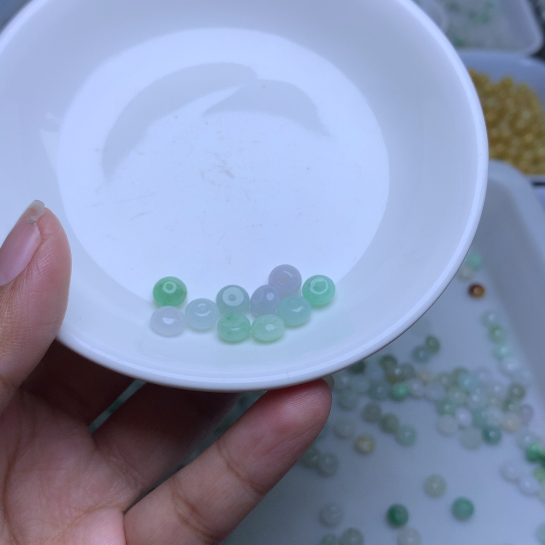 散珠翡翠雨****翡翠冰绿