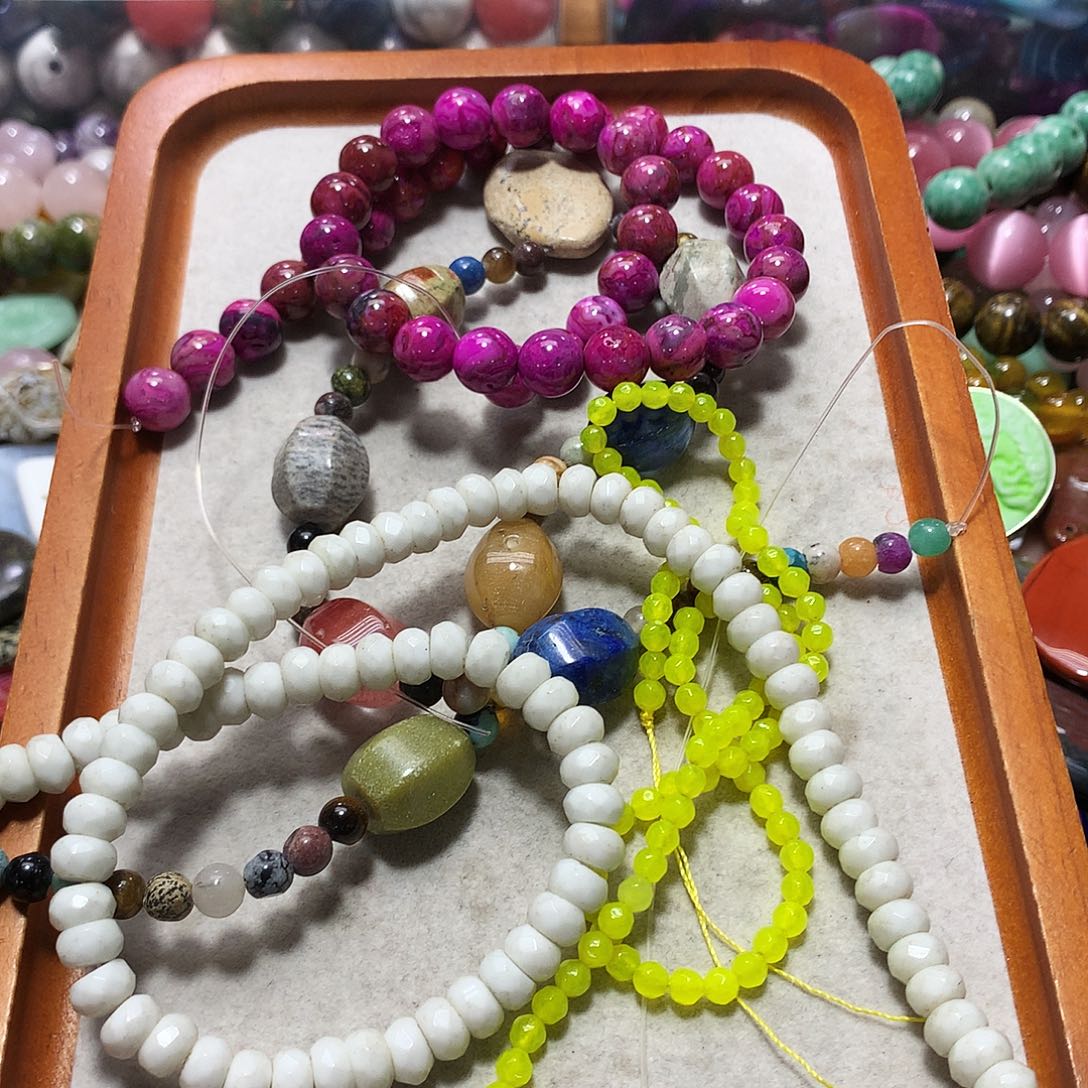 未镶嵌手串玛瑙/玉髓四条