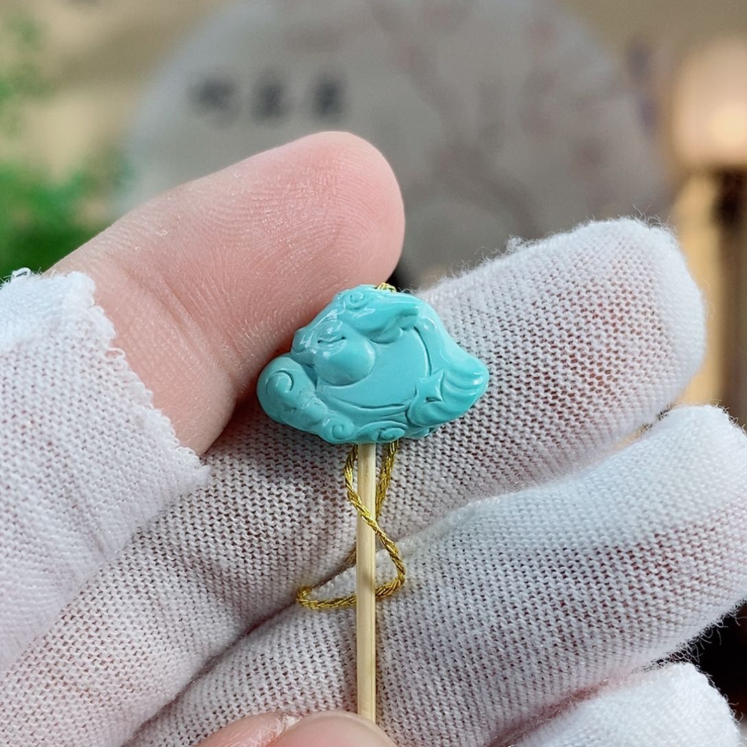 绿松石珠宝奇石未镶嵌