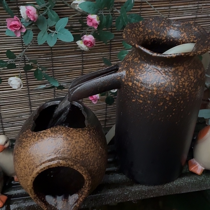 粗陶口径13/27，10/23/15➕10W水泵➕水管➕过滤棉