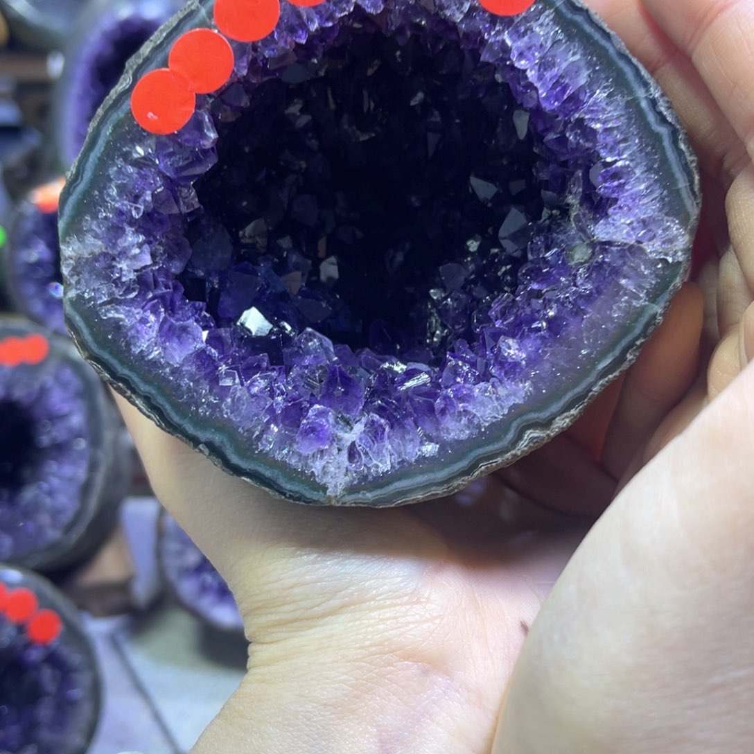 紫晶摆件未镶嵌紫水晶