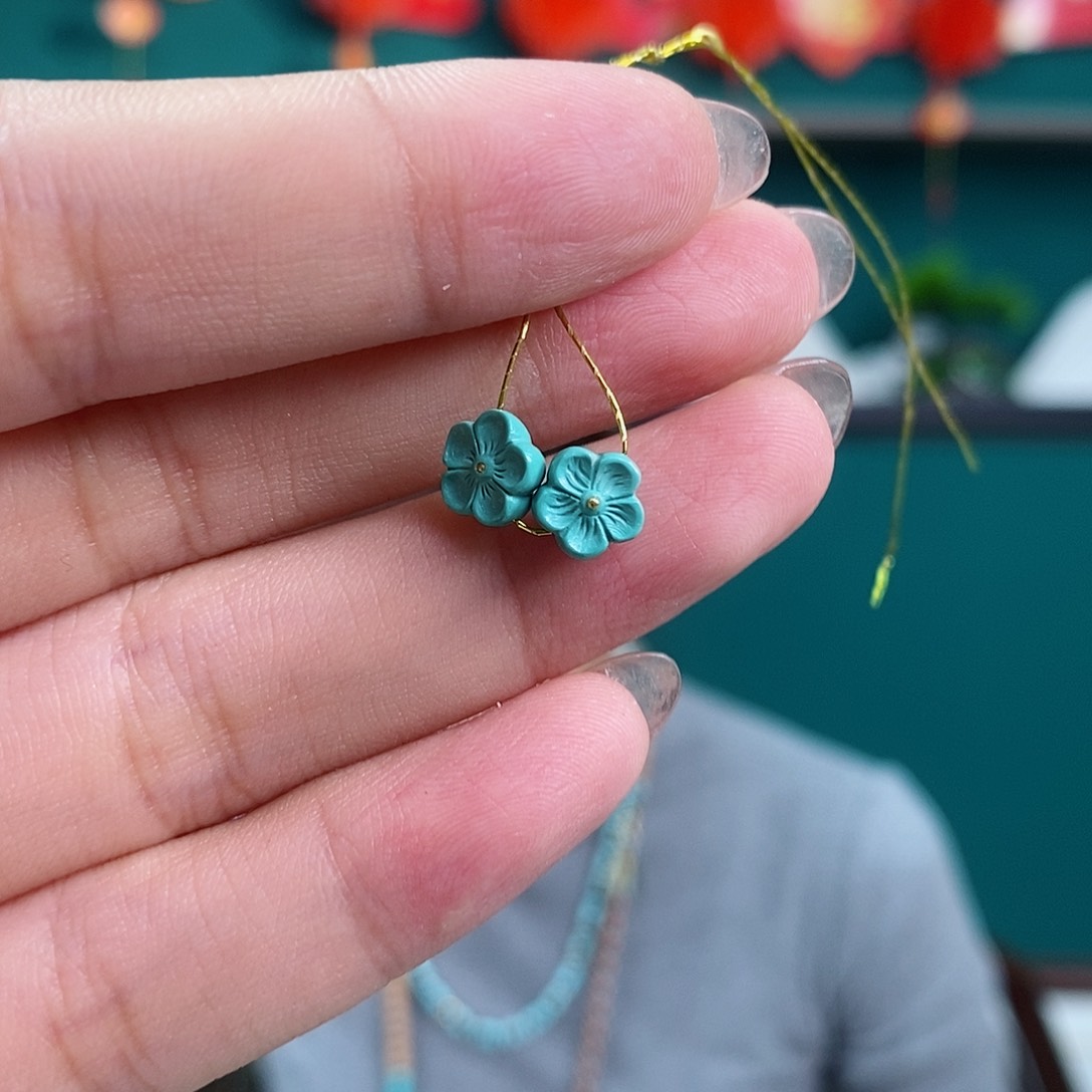 绿松石珠宝奇石未镶嵌