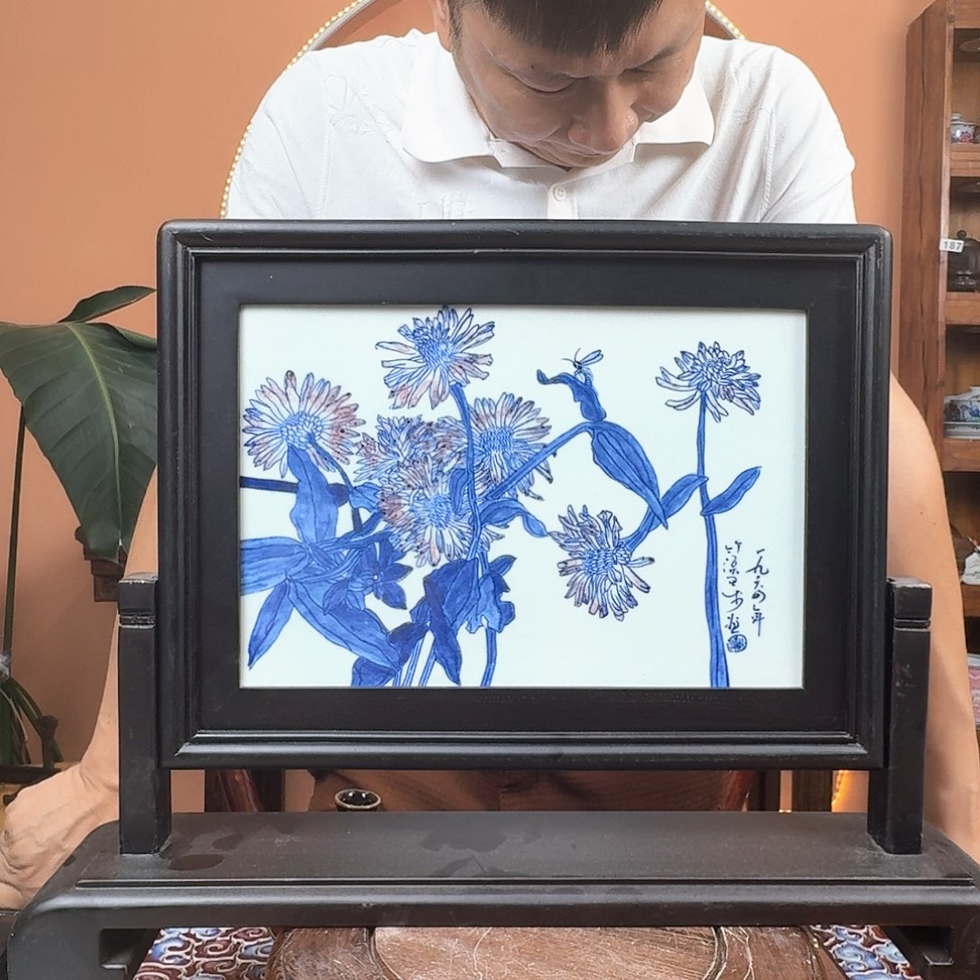 景德镇陶瓷手工瓷版画