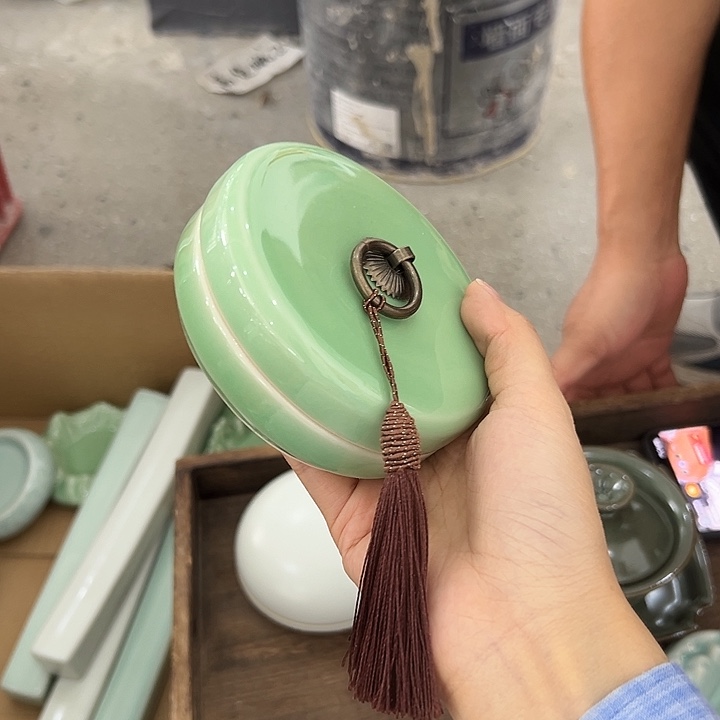 小米茶器龙泉青瓷