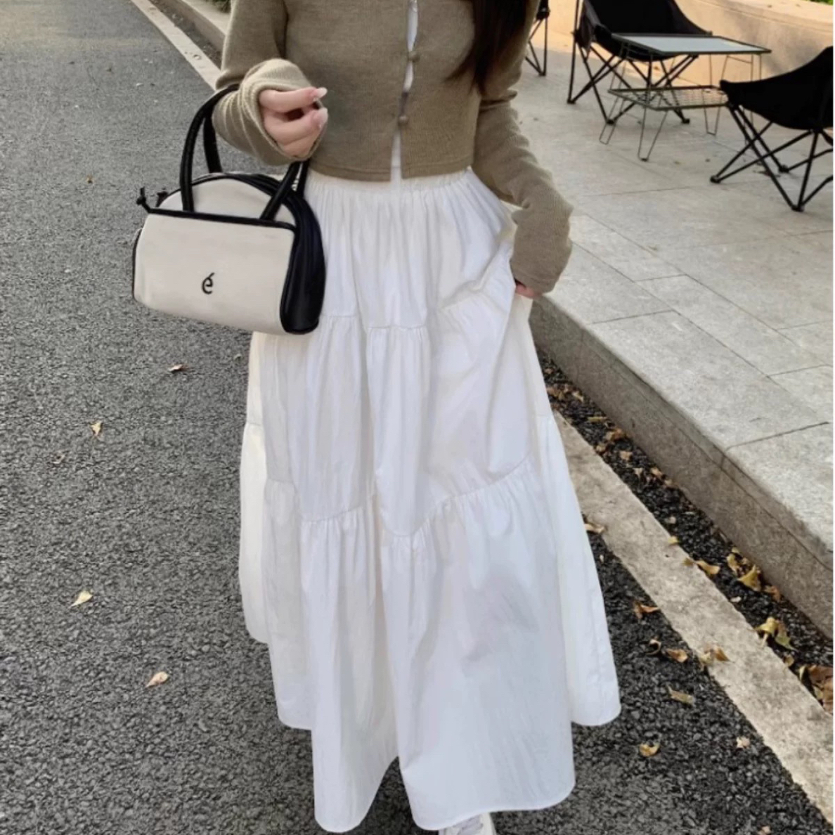 11065温柔半身蛋糕裙F