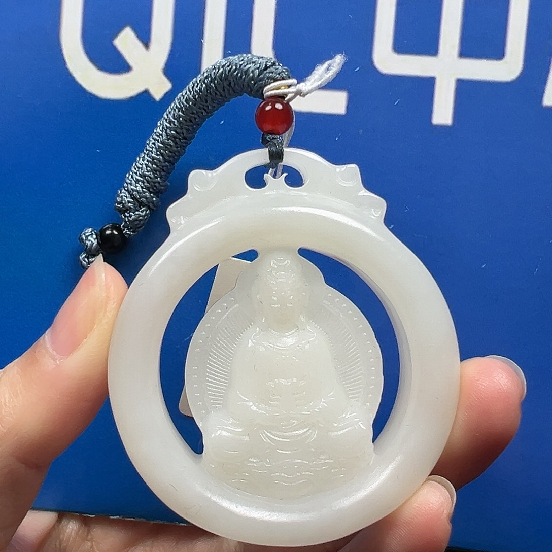 提****和田玉未镶嵌挂件