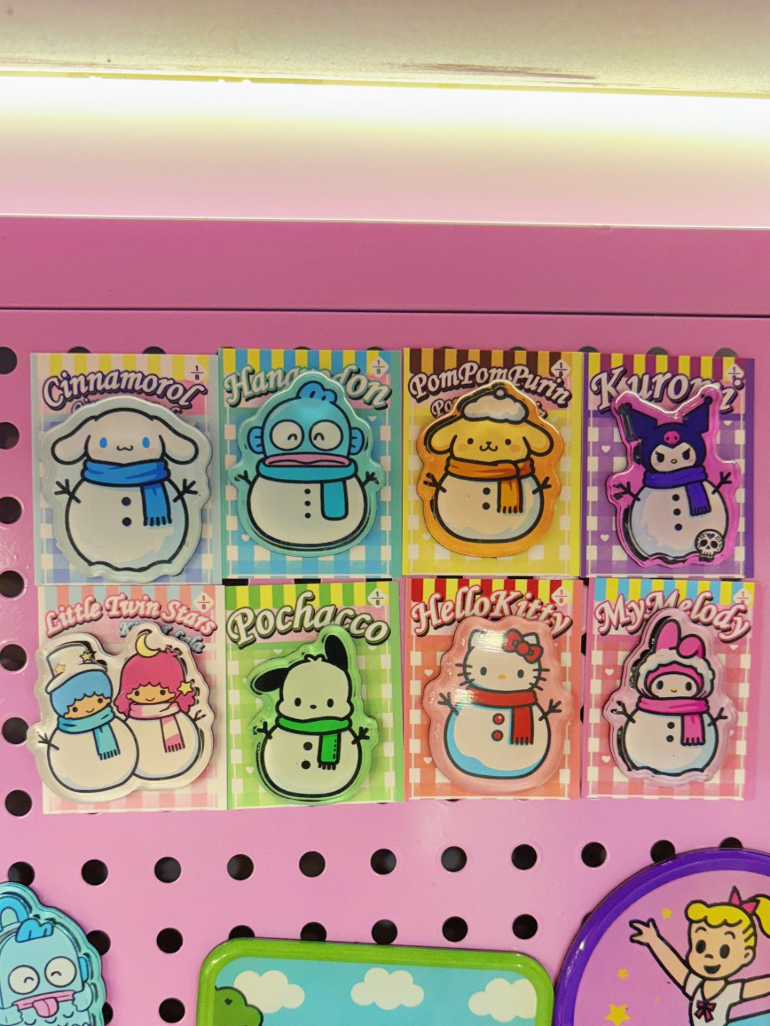 【三丽鸥家族1.0】DIY异形亚克力冰箱贴礼物