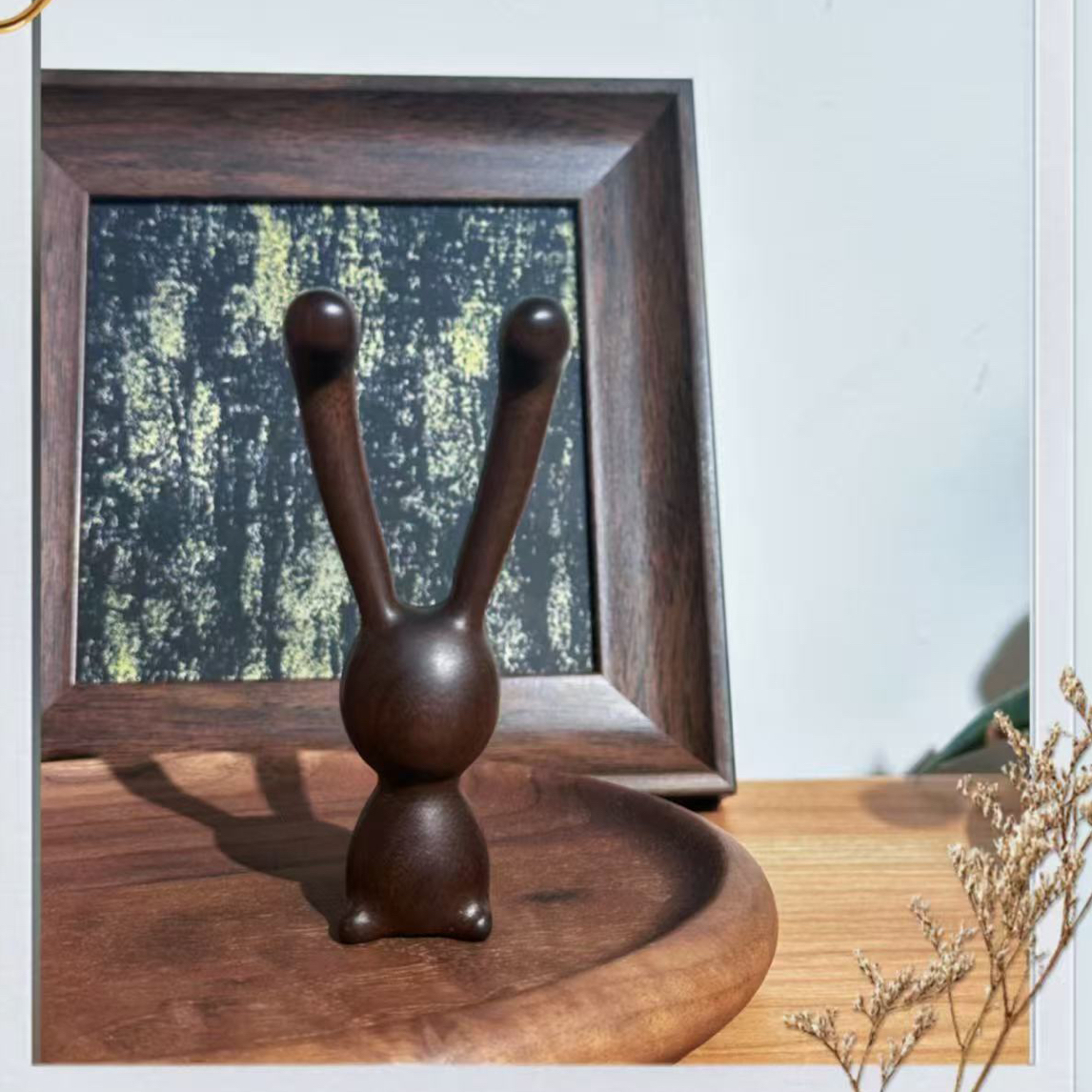 檀木小兔子卡通家居实用按摩鼻翼提拉神器-礼
