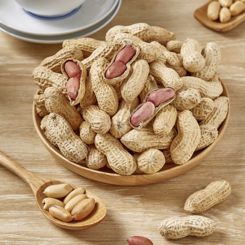 2025年新东北小珍珠花生4斤带壳笨炒熟花生零食新货原味花生