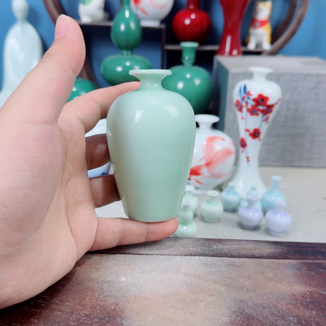 陶瓷手工小花器摆件
