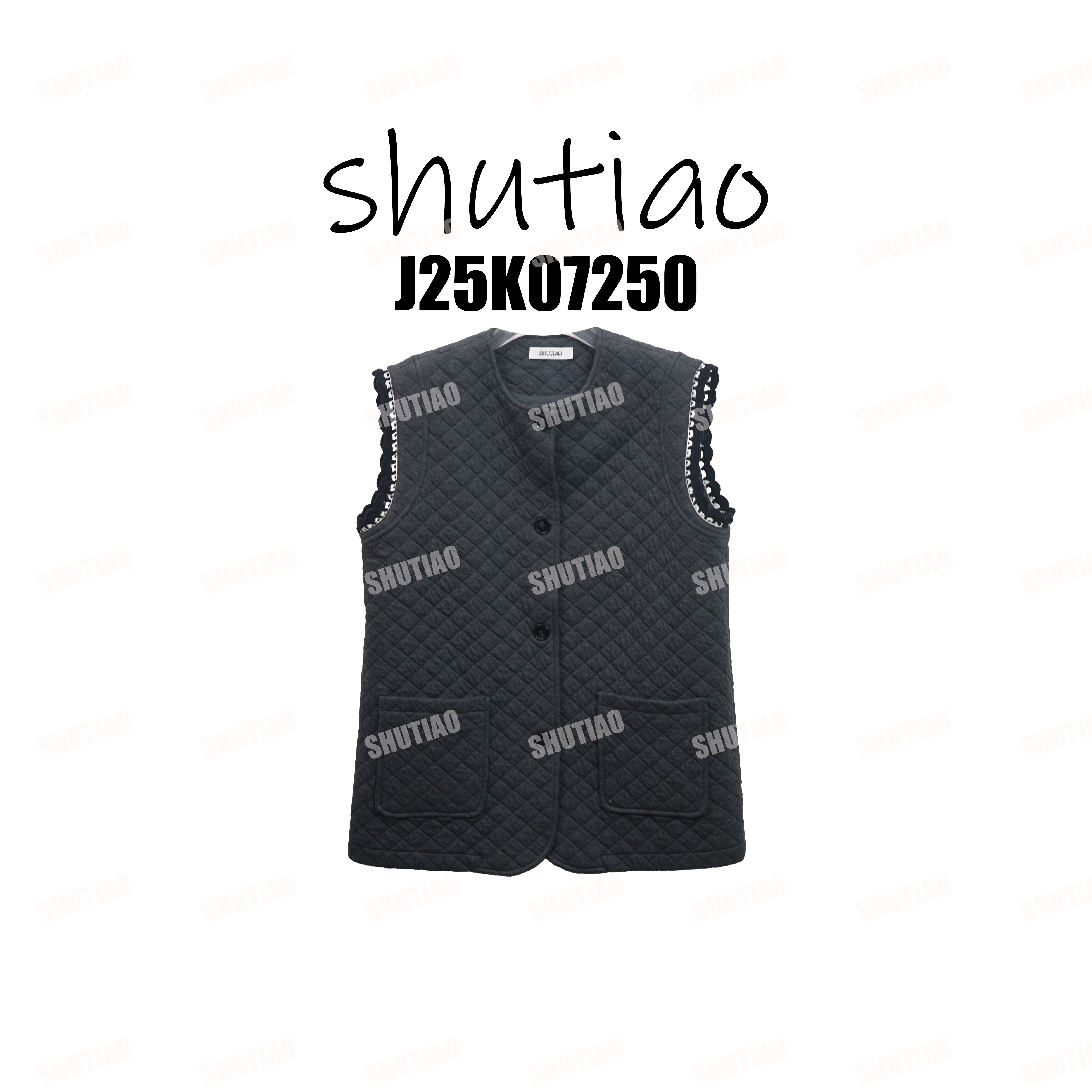 【SHUTIAO】2025冬季：新款小众设计款马甲J25K07250