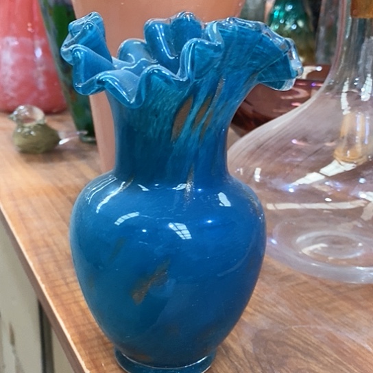 琉璃高度18厘米芬顿花瓶