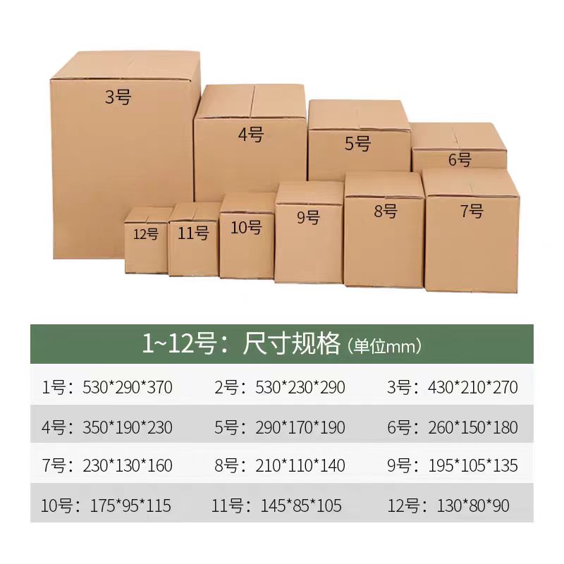 M101~M200搬家纸箱家用正方形百货家居收纳整理搬家加大收纳箱