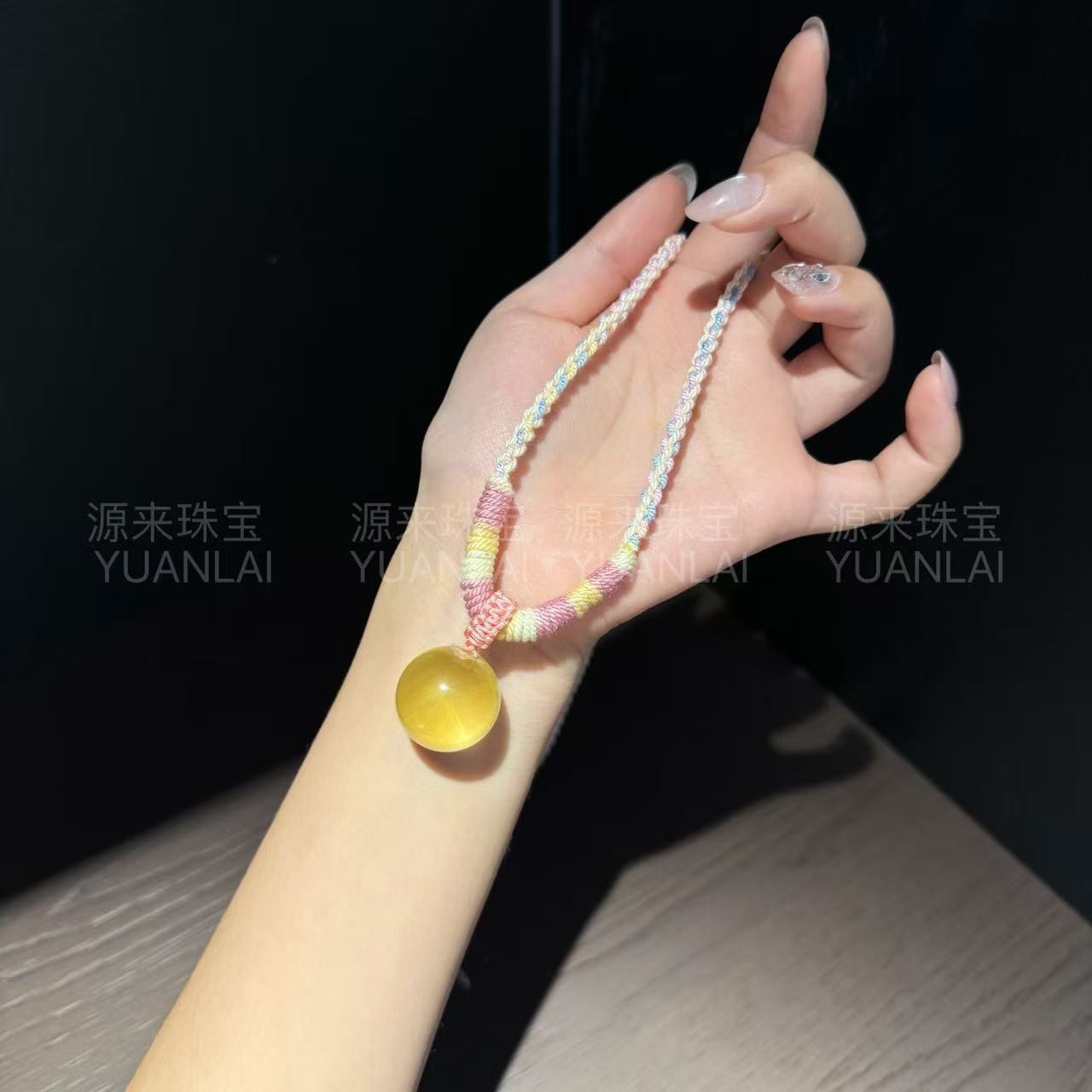 源源手作*彩缕凝光项链E FL147