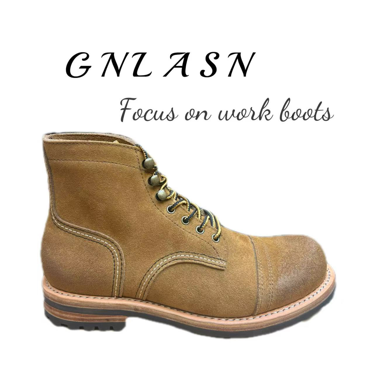 Italy反毛皮8083限量版固特异工装靴高帮户外复古百搭