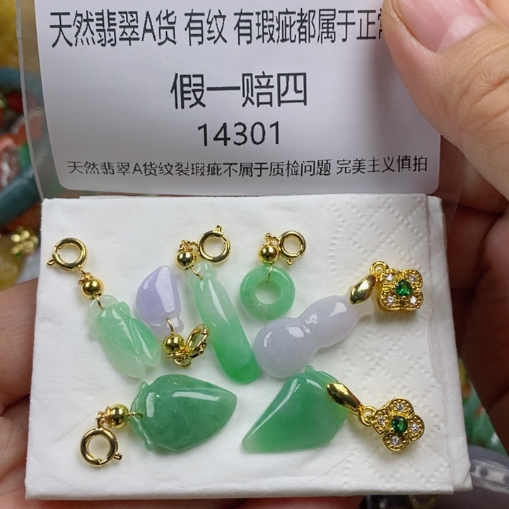 翡翠吊坠(赠链)未镶嵌