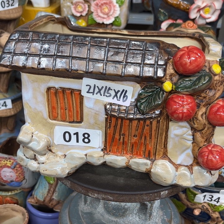 紫砂花盆粗陶材质多肉花盆