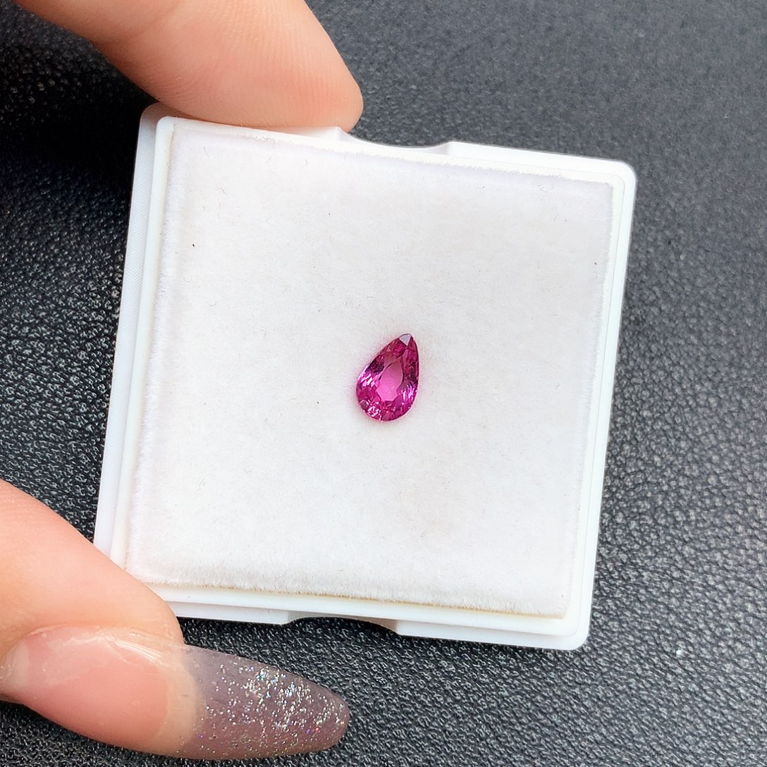 裸石蓝宝石天然无烧粉蓝宝裸石1.03ct