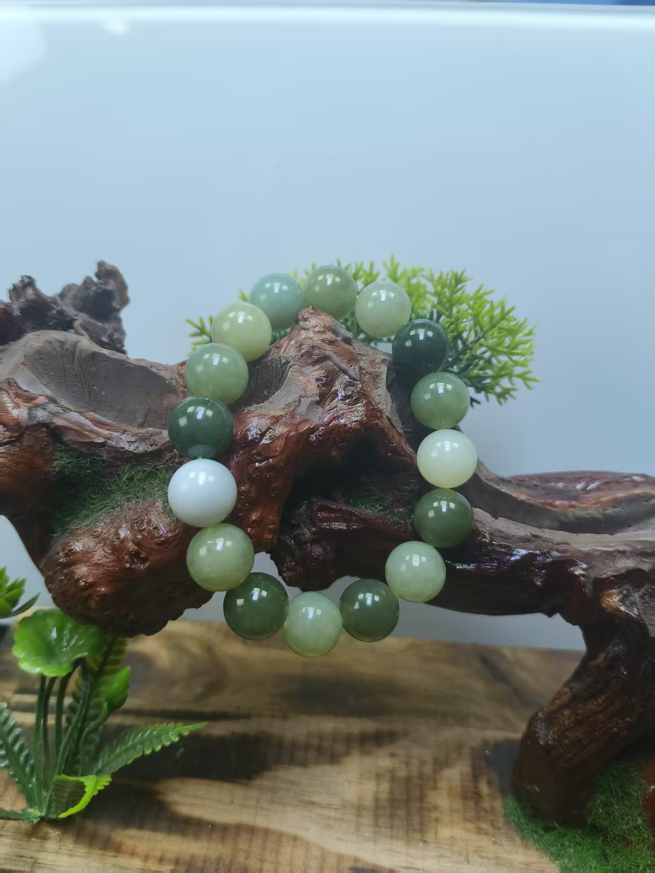 天然和田玉手串-ZBJ3多样性发货