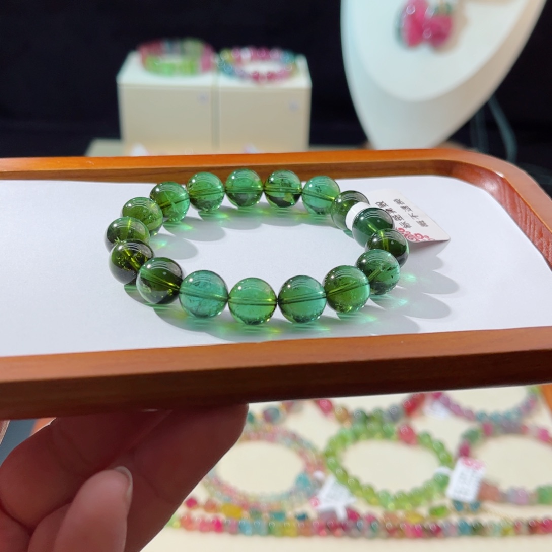 碧玺手串未镶嵌手串