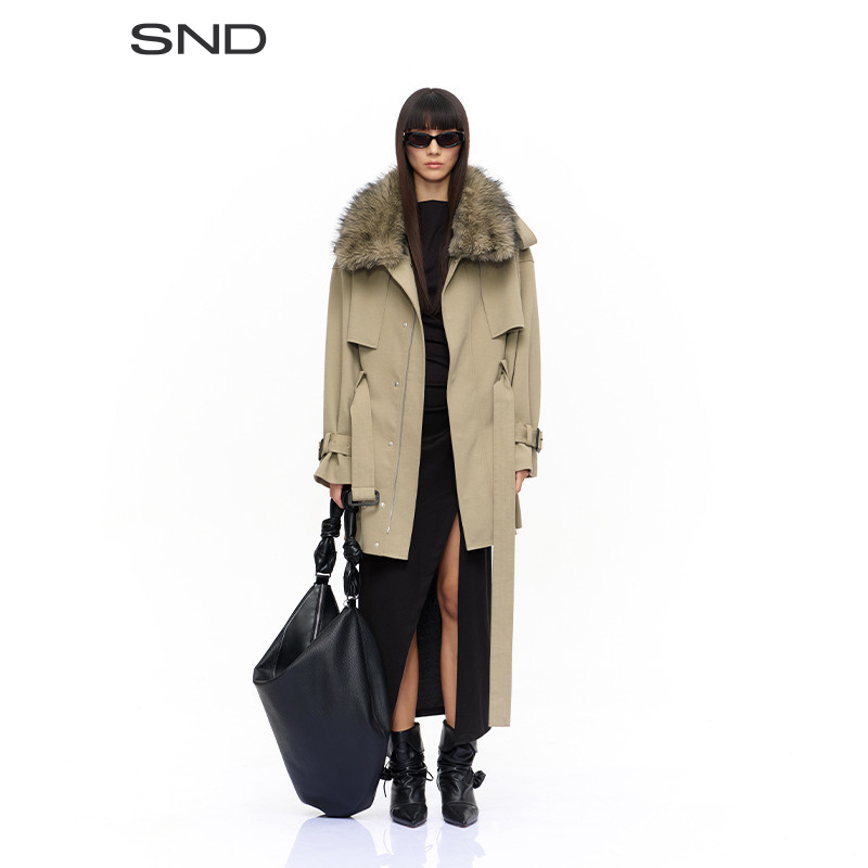 【CNLEEWEI 设计师品牌】SND AW25 可拆卸毛领夹克外套
