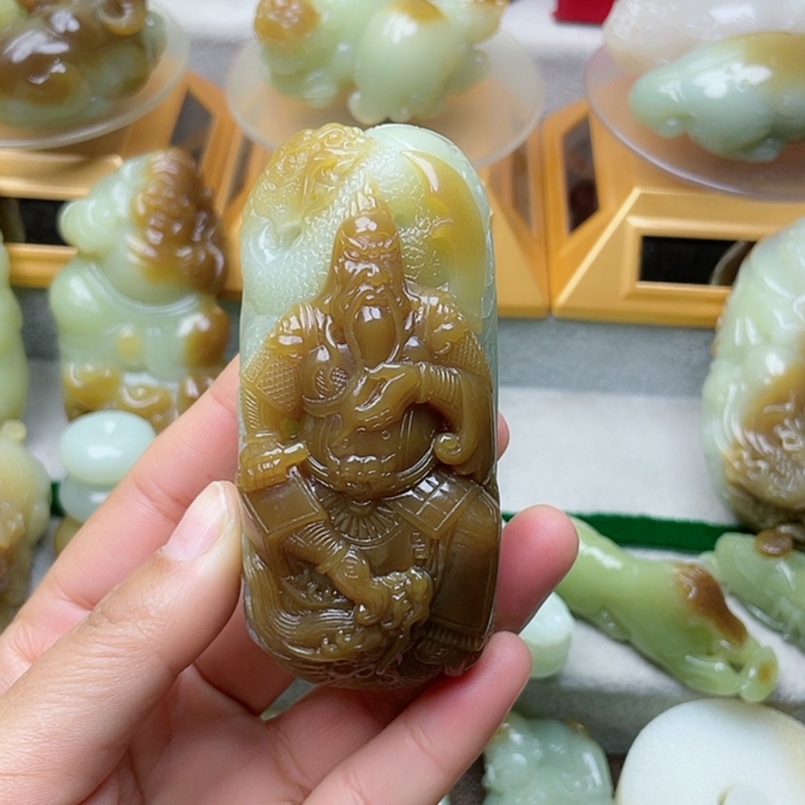 【闪购商品】未镶嵌和田玉挂件乘****哥