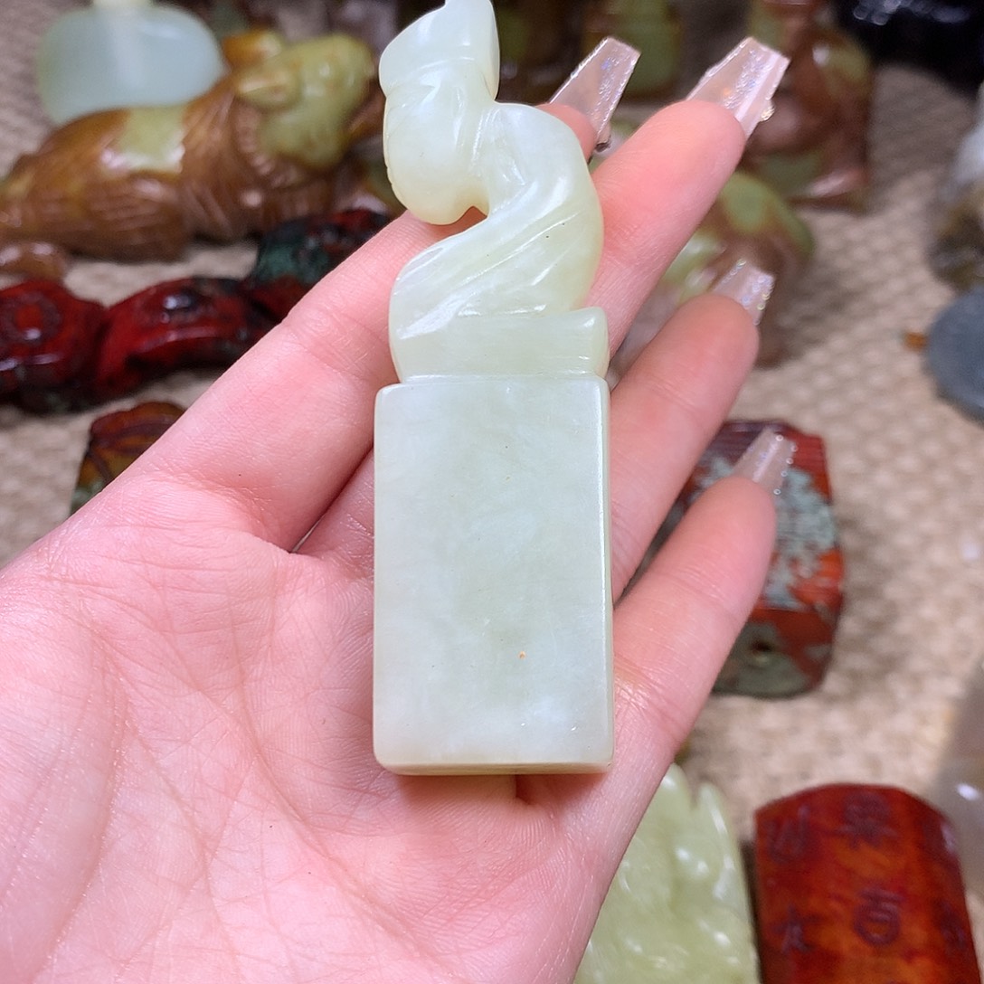 白玉菩提吊坠挂件