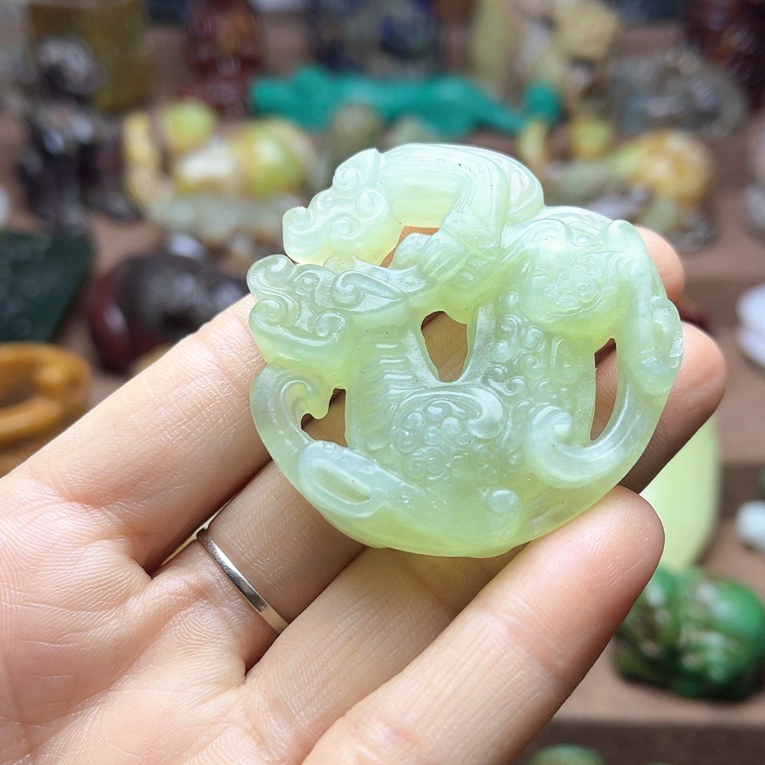 白玉菩提吊坠114。。