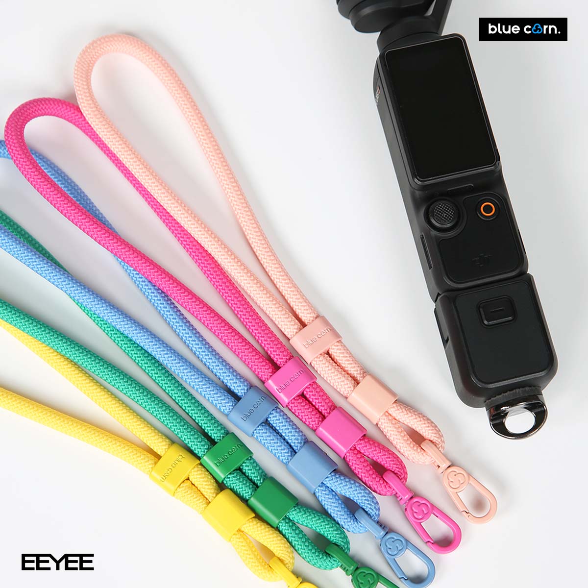 Bluecorn伊亚伊原创运动相机彩色短款腕带挂绳适用大疆pocket3
