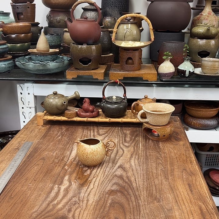 紫砂宜兴紫砂粗陶茶具29