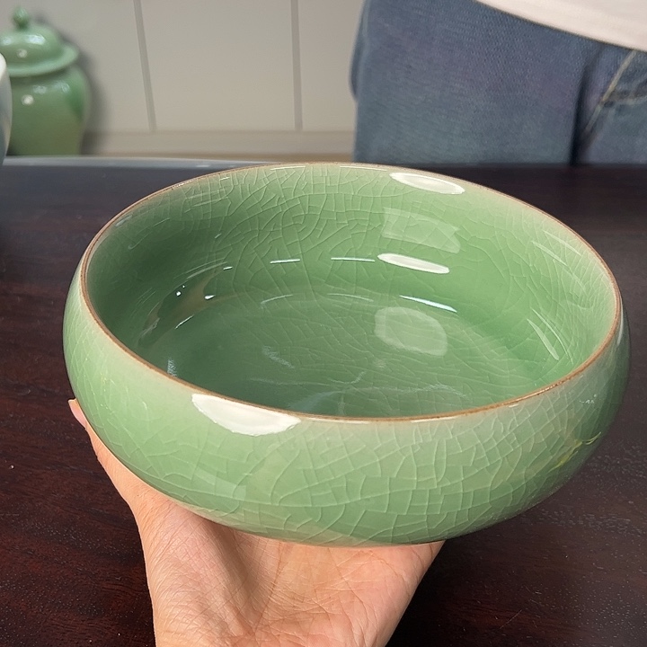 龙泉云间青瓷小米茶器