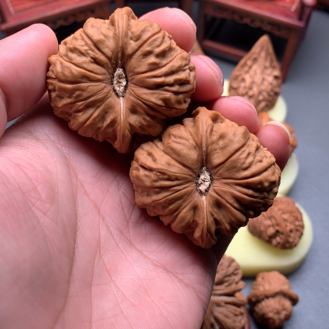 把件文玩核桃南瓜墩