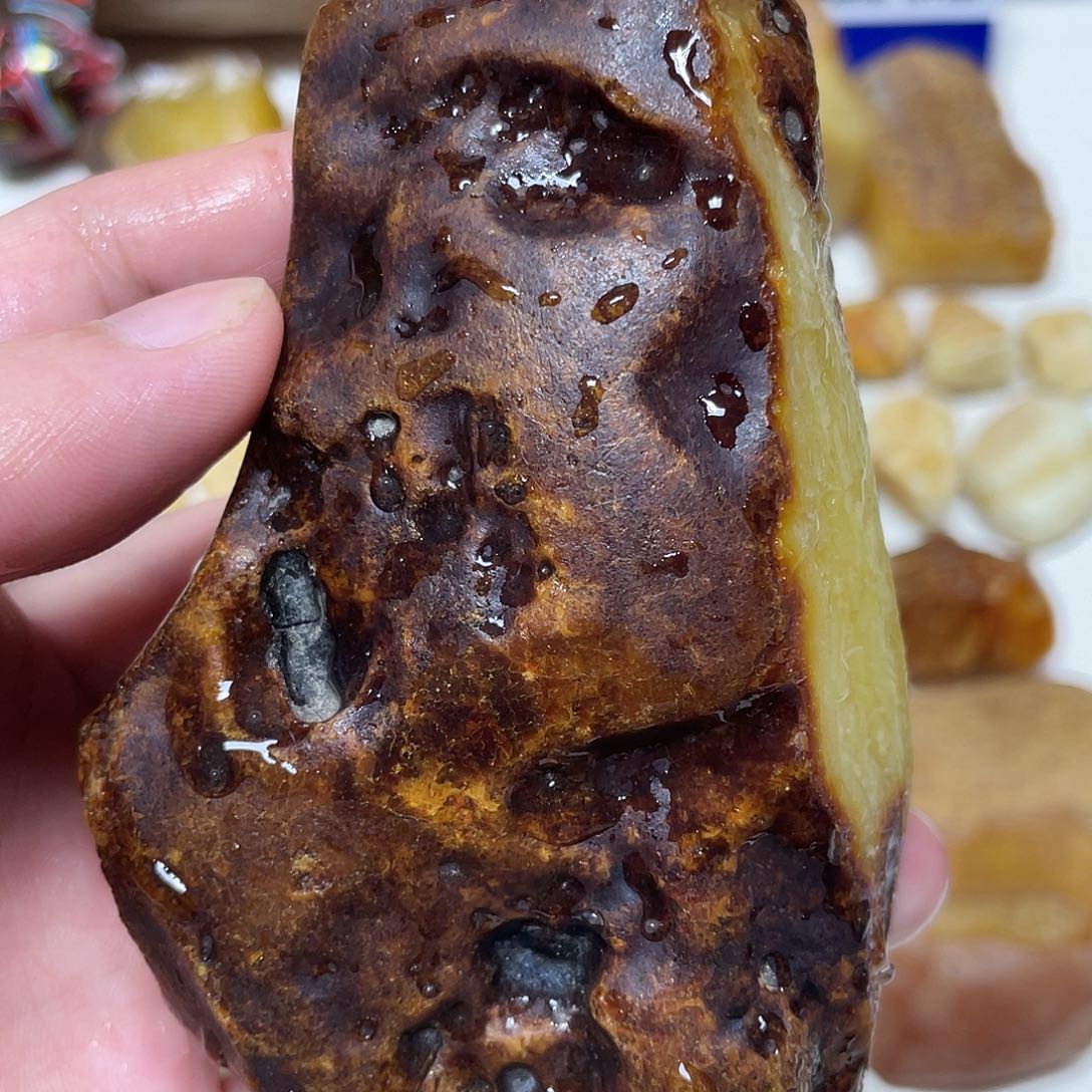 定制琥珀未镶嵌原矿琥珀