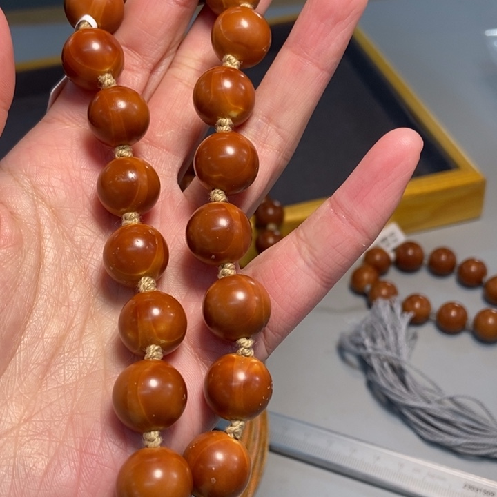 橄榄核手串/手链光珠手持1.5