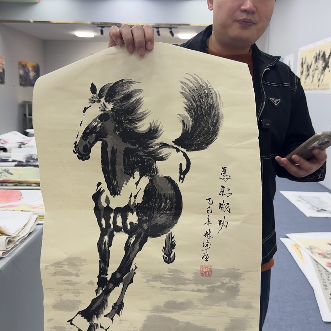 国画国画作品宣纸纯手绘
