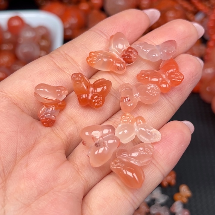 南红玛瑙未镶嵌吊坠(不含链)