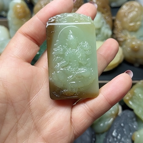 颈饰未镶嵌和田玉