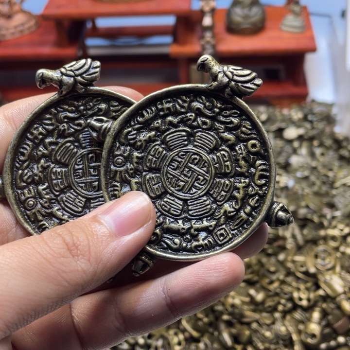 藏传九宫纯手工黄利马