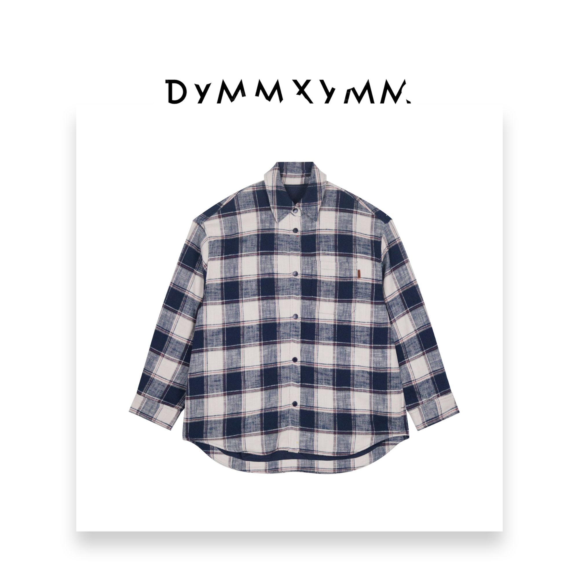 【DYMMXYMM】--.慵懒随性格子棉服外套-5FW-W251106