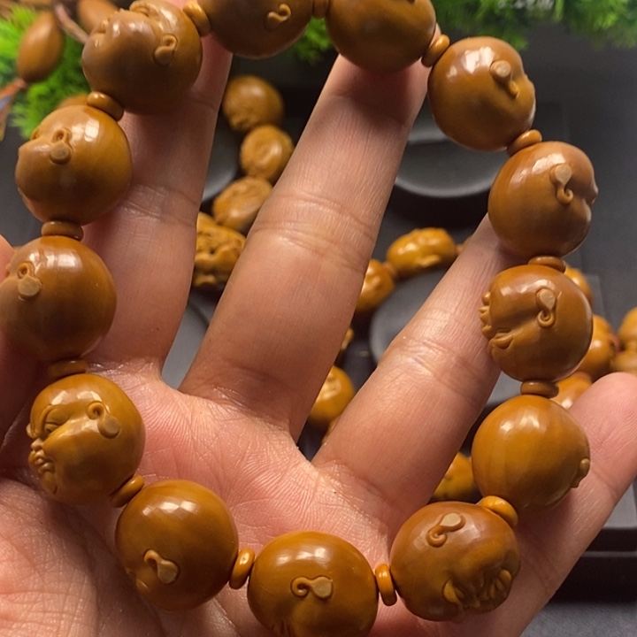 手串橄榄核百态纯手工