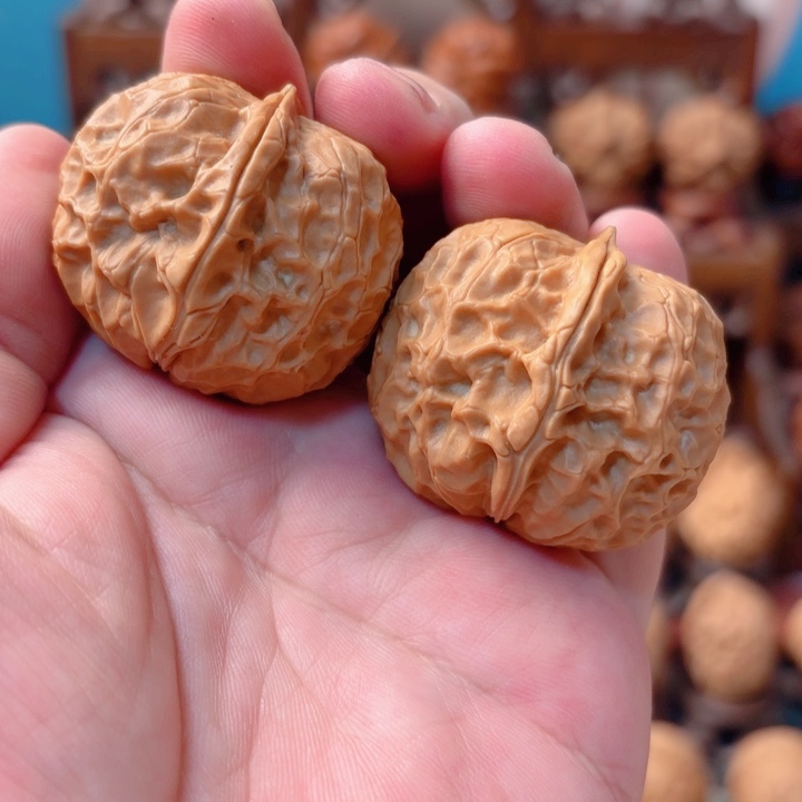 文玩核桃把件寻龙元宝