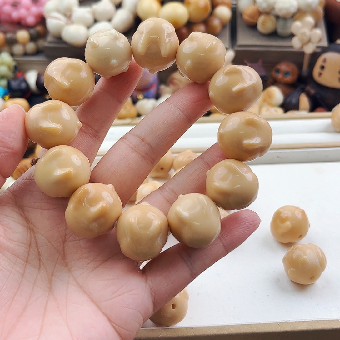 @***瑰吊坠菩提根/象牙果玫瑰