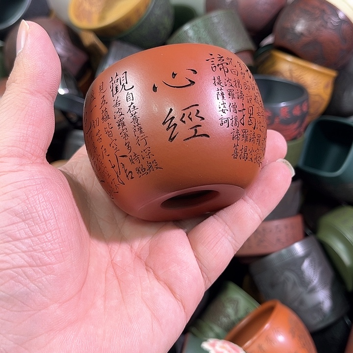 茶杯紫砂全手工紫砂主人杯